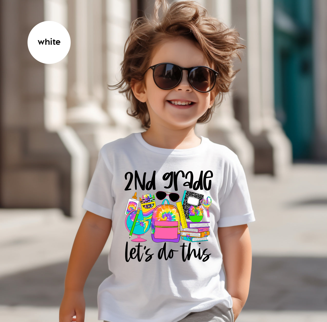 First Day of School Shirt, Back to School Gifts, Toddler Girl Clothing, Kindergarten Tshirt, Preschool Outfit, 1st Grade Kids T-Shirt