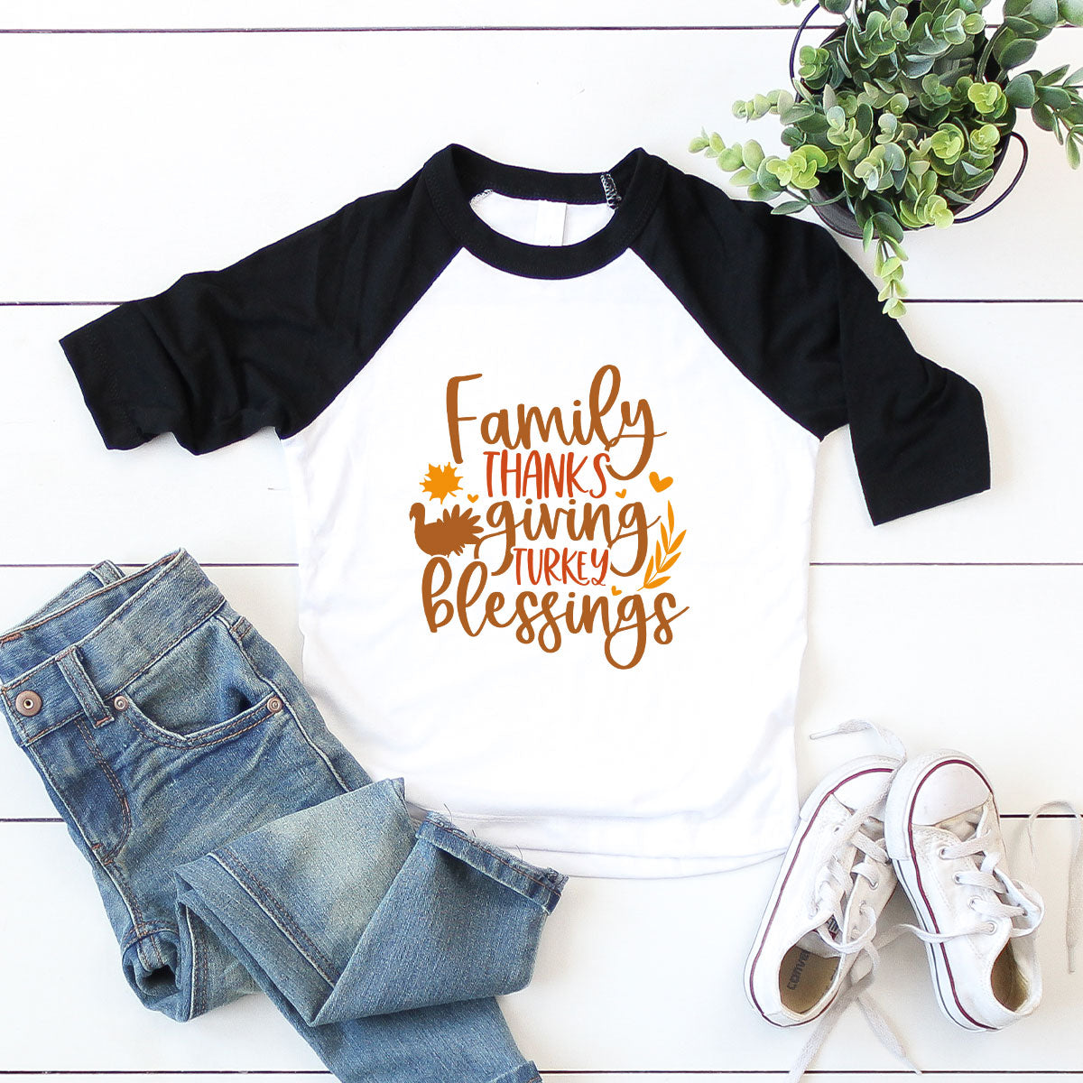 Family Thanksgiving Shirts, Gifts for Family, Autumn Crewneck Sweatshirt, Matching Family TShirts, Fall Vneck Tshirt, Turkey Graphic Tees