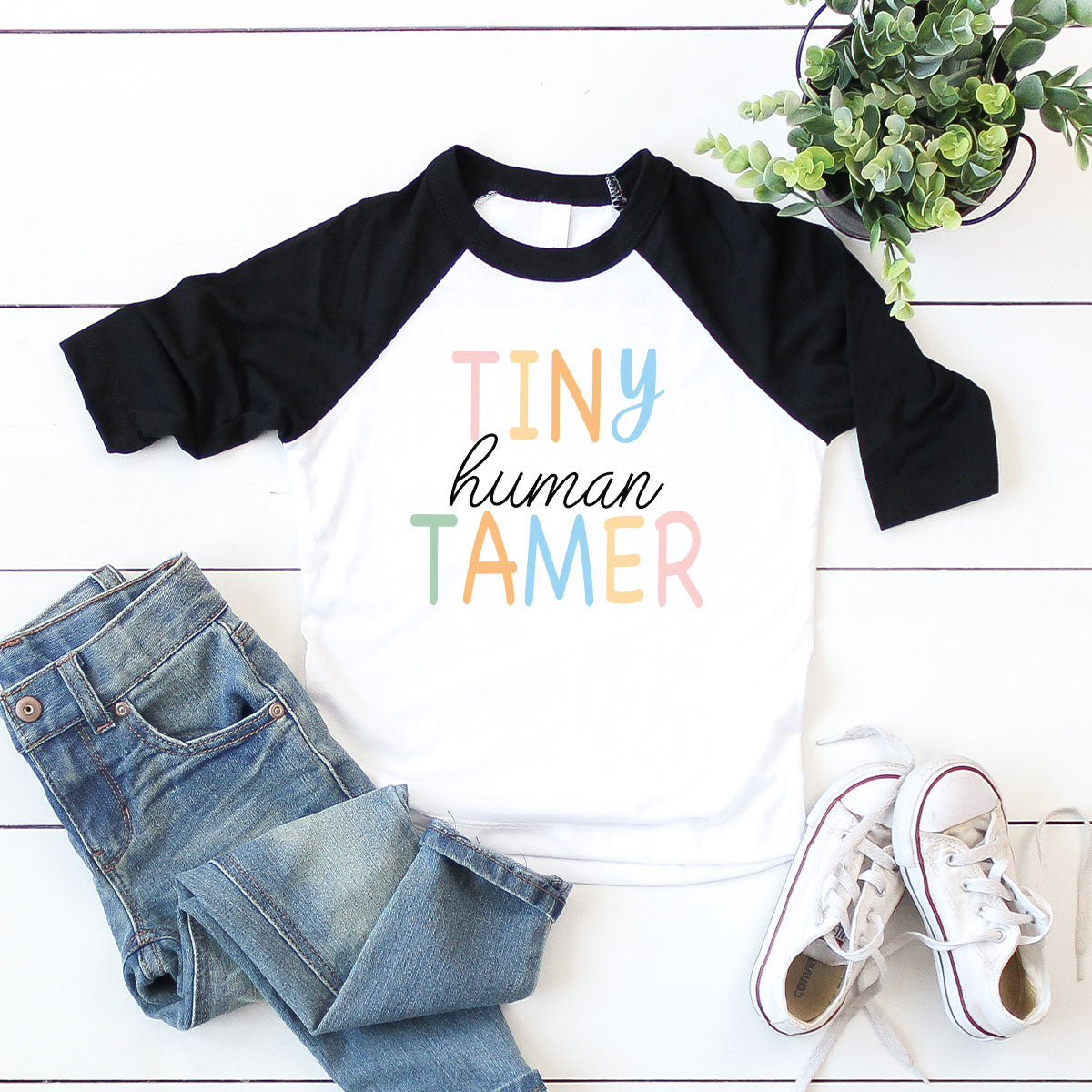 Teacher Shirt, Tiny Human Tamer, Kindergarten Teacher, Preschool Teacher, First Day of School, Back to School T-Shirt, Gift for Teacher