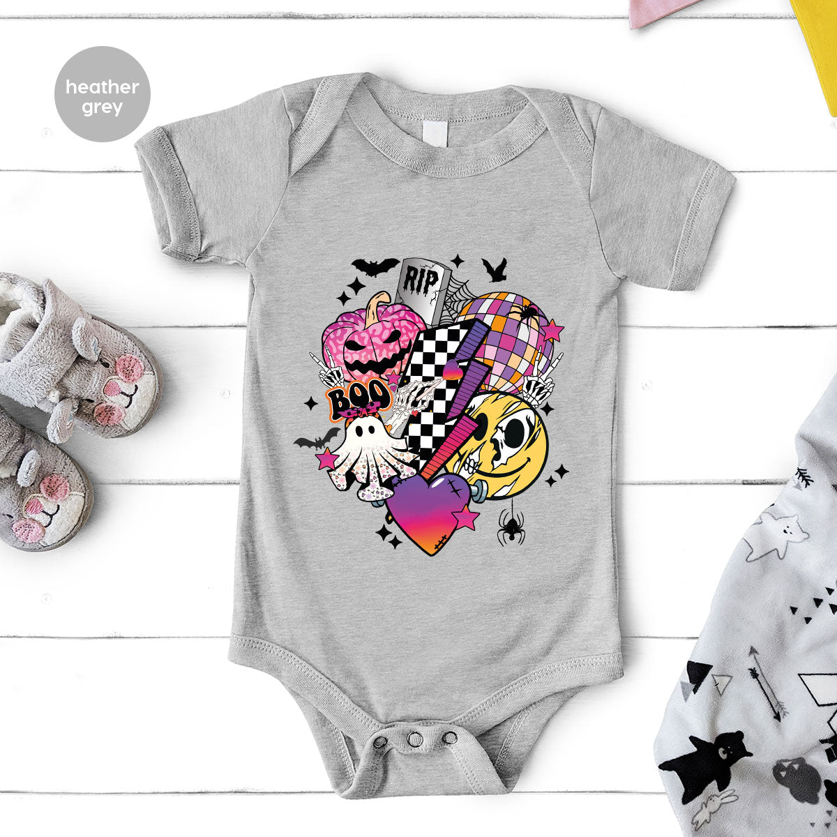 Retro Halloween Shirt, Spooky Pumpkin Shirt, Cool Checkered Outfit