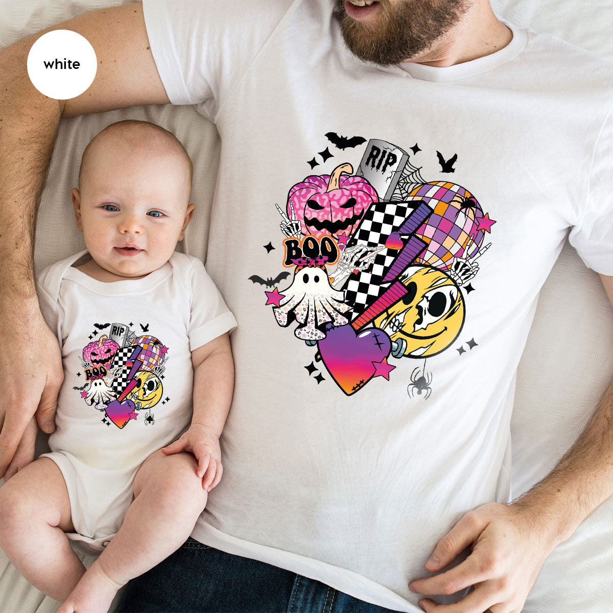 Retro Halloween Shirt, Spooky Pumpkin Shirt, Cool Checkered Outfit