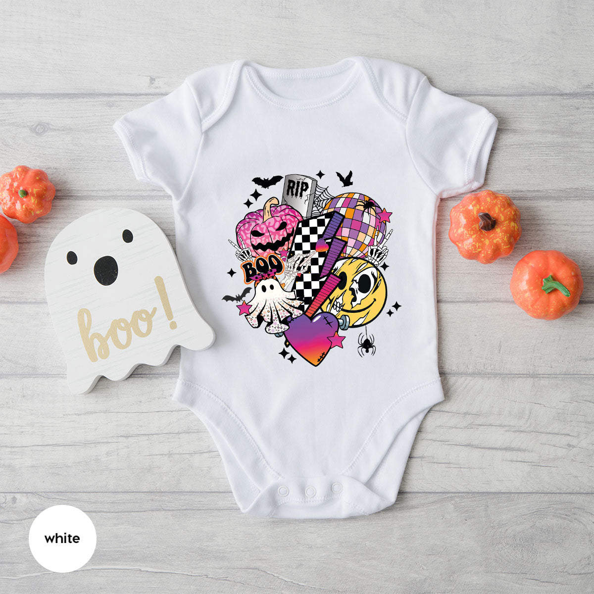 Retro Halloween Shirt, Spooky Pumpkin Shirt, Cool Checkered Outfit