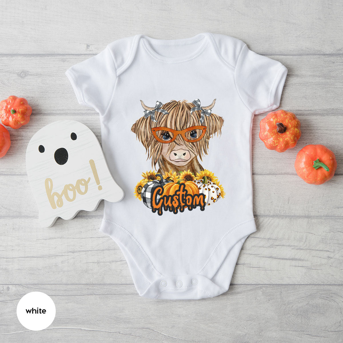 Custom Cow Shirt, Fall Graphic Tees, Personalized Farmer Gifts, Customized Pumpkin T-Shirt, Kids Farm Clothing, Thanksgiving Vneck Tshirt