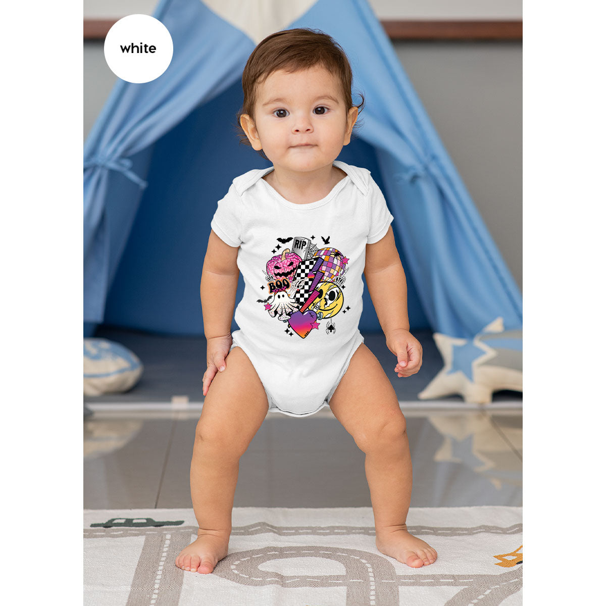 Retro Halloween Shirt, Spooky Pumpkin Shirt, Cool Checkered Outfit
