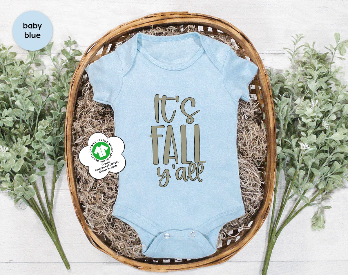 Fall Crewneck Sweatshirt, Its Fall Yall T-Shirt, Fall Gifts, Gifts for Her, Autumn Clothing, Thanksgiving Graphic Tees, Toddler T Shirt