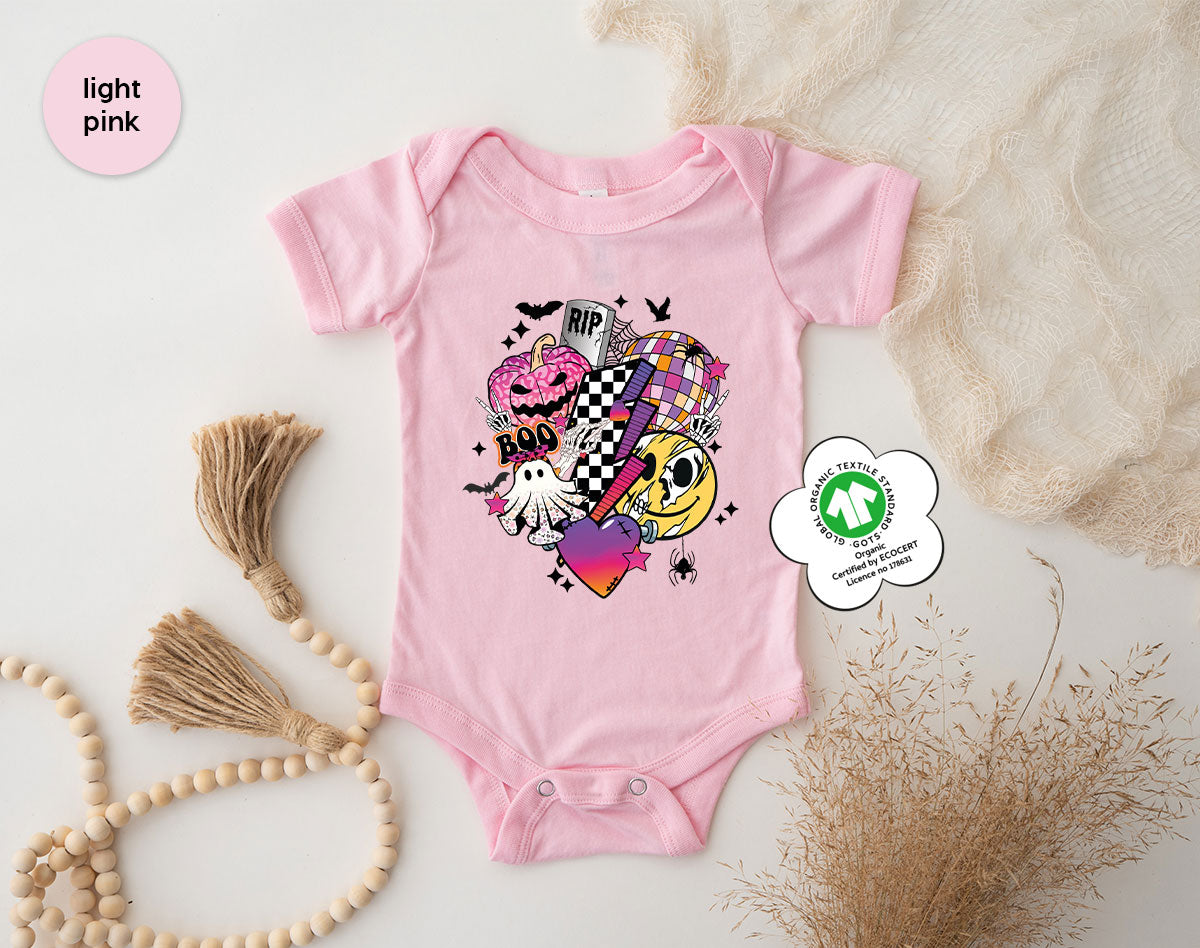 Retro Halloween Shirt, Spooky Pumpkin Shirt, Cool Checkered Outfit