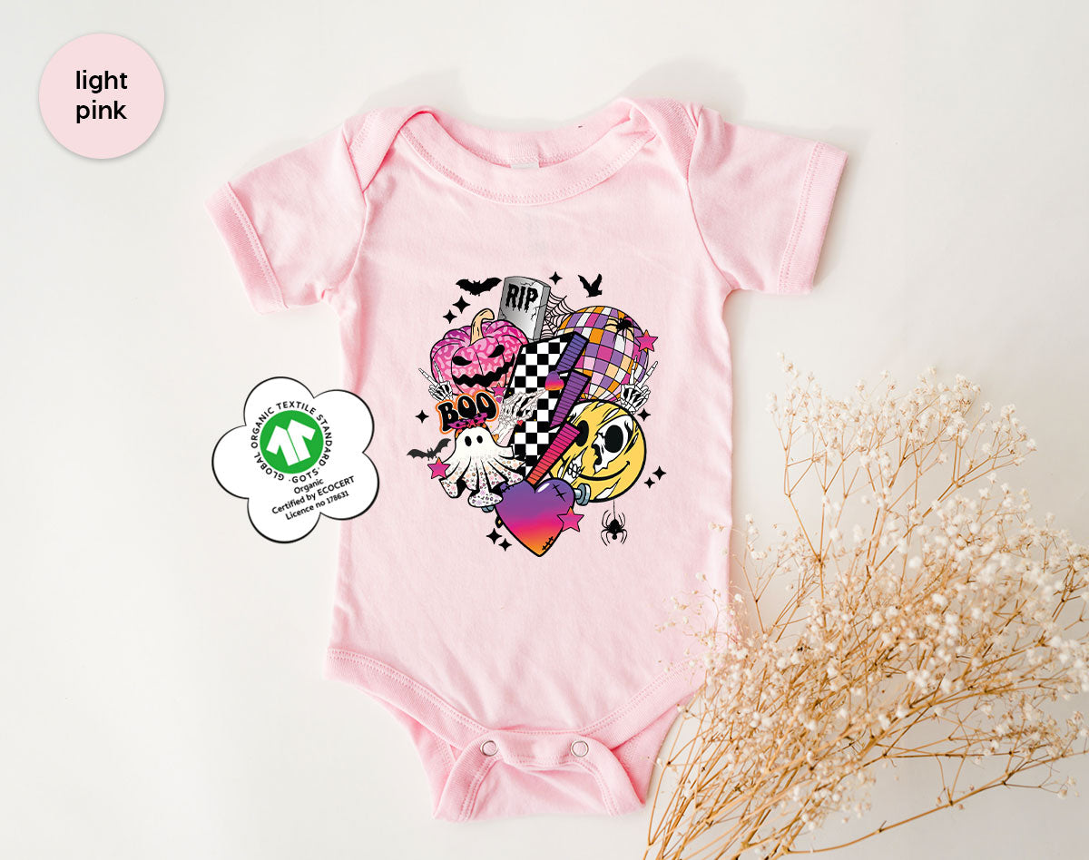 Retro Halloween Shirt, Spooky Pumpkin Shirt, Cool Checkered Outfit