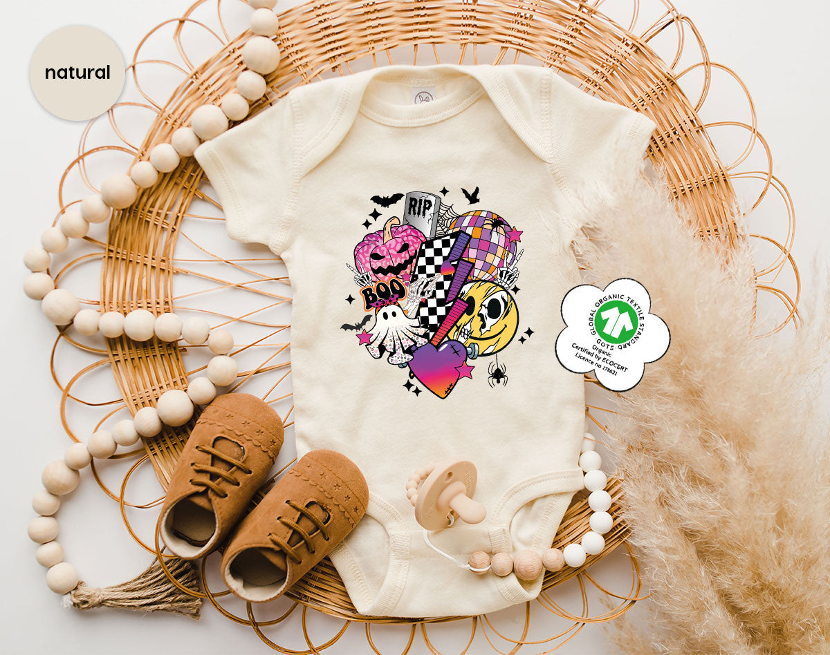Retro Halloween Shirt, Spooky Pumpkin Shirt, Cool Checkered Outfit