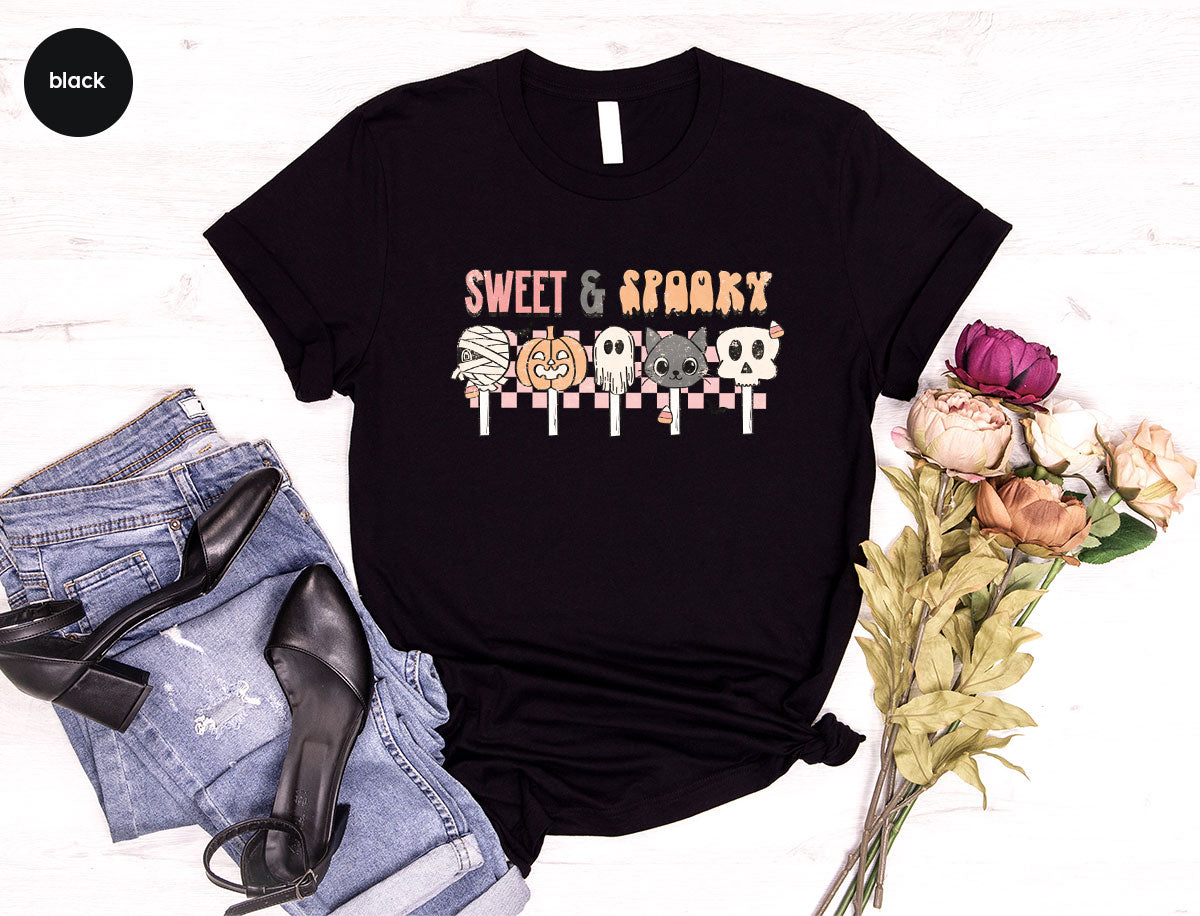 Retro Pumpkin T Shirt, Vintage Cat T-Shirt, Sweet Toddler TShirt