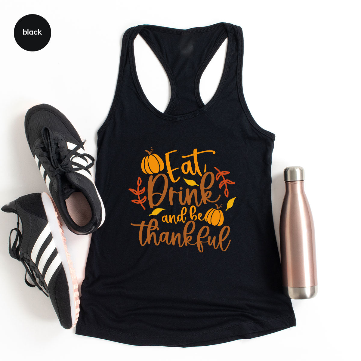 Cute Pumpkin T-Shirt, Fall Graphic Tees, Thankful Gifts, Thanksgiving Outfits, Autumn Crewneck Sweatshirt, Fall Leaves Vneck Shirt