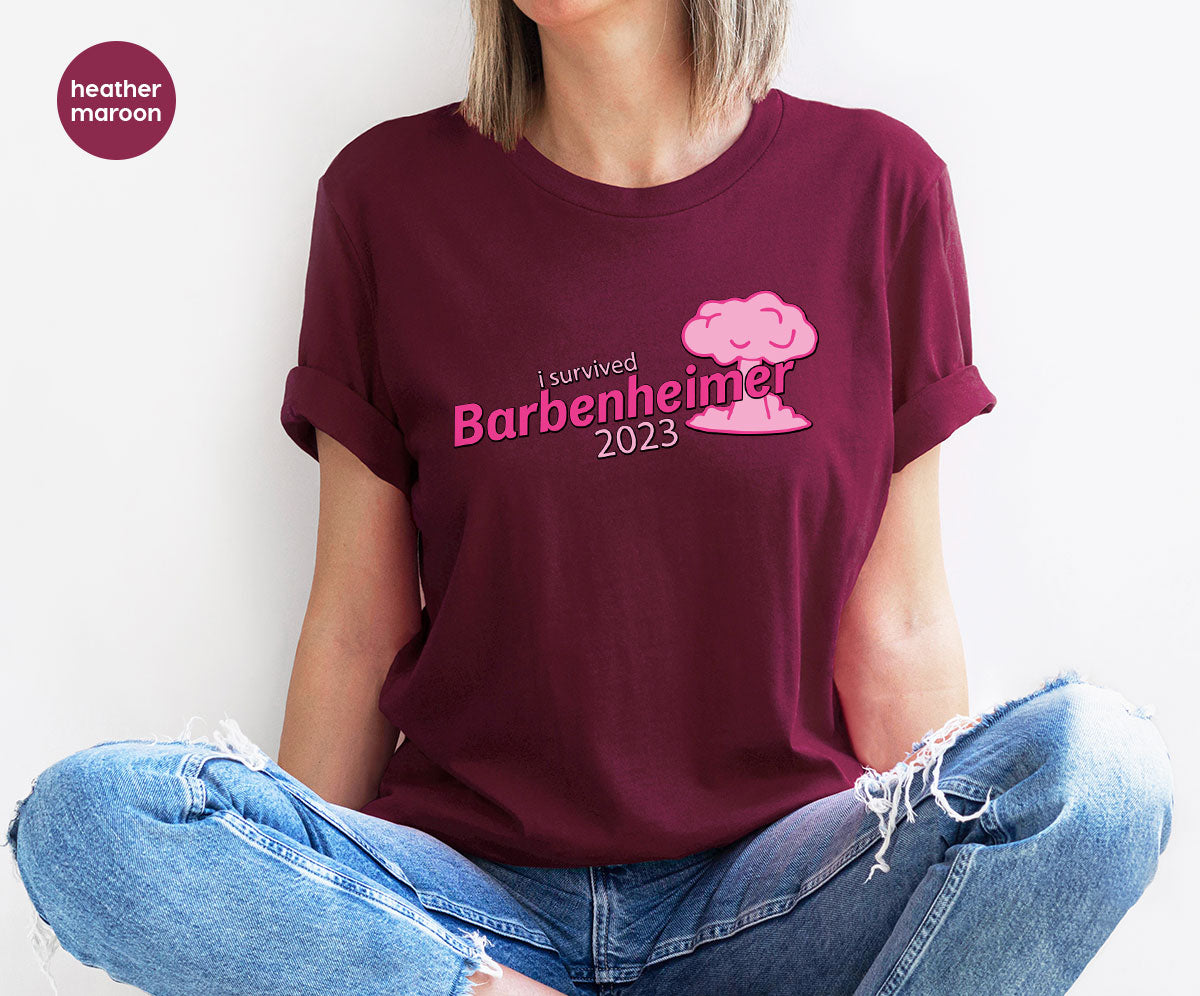 Barbenheimer Shirt, Barbie Movie T-Shirt, Barbie Fan Shirt, Oppenheimer Movie Shirt