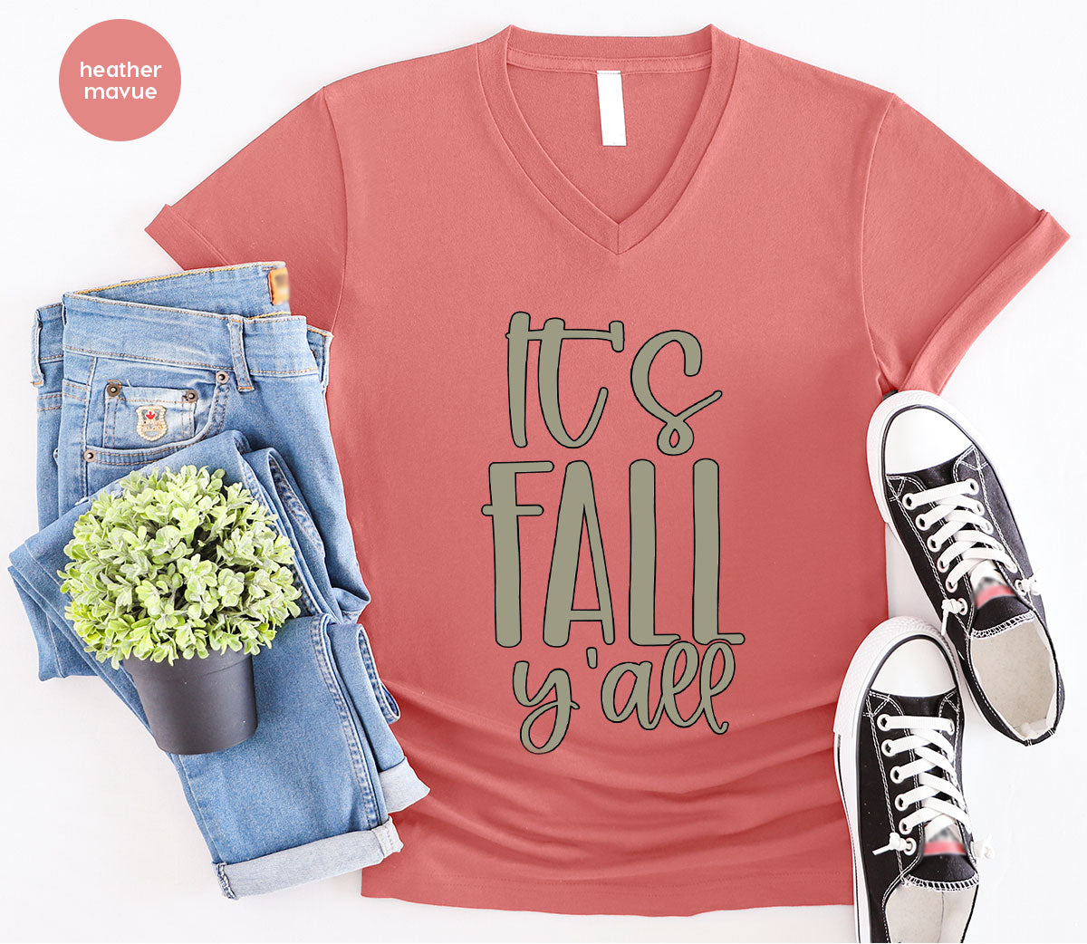 Fall Crewneck Sweatshirt, Its Fall Yall T-Shirt, Fall Gifts, Gifts for Her, Autumn Clothing, Thanksgiving Graphic Tees, Toddler T Shirt