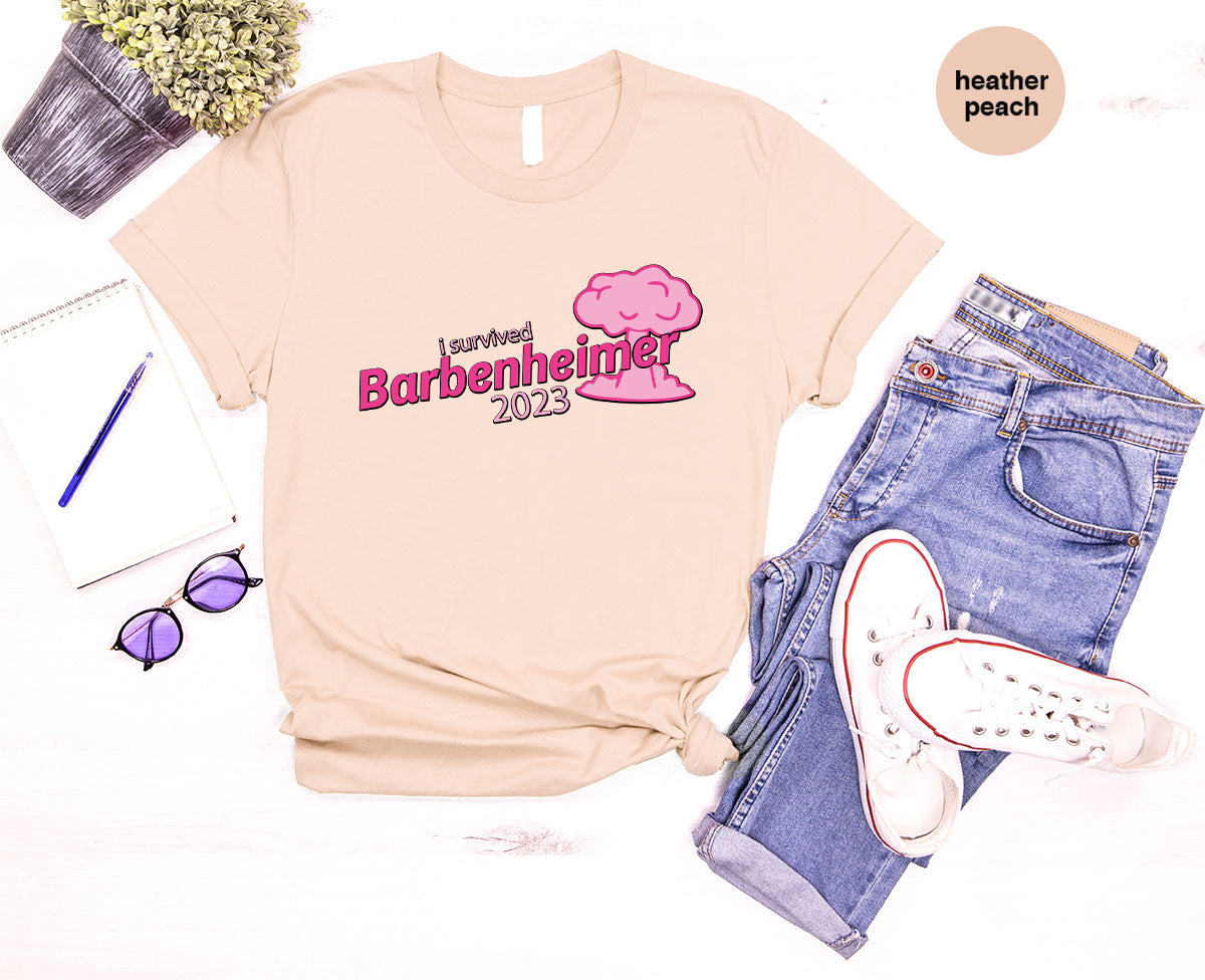 Barbenheimer Shirt, Barbie Movie T-Shirt, Barbie Fan Shirt, Oppenheimer Movie Shirt