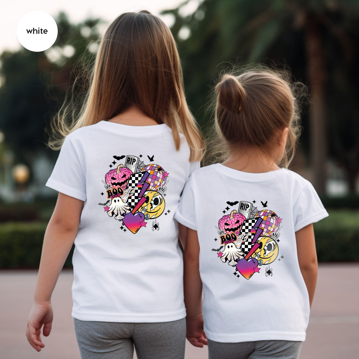 Retro Halloween Shirt, Spooky Pumpkin Shirt, Cool Checkered Outfit