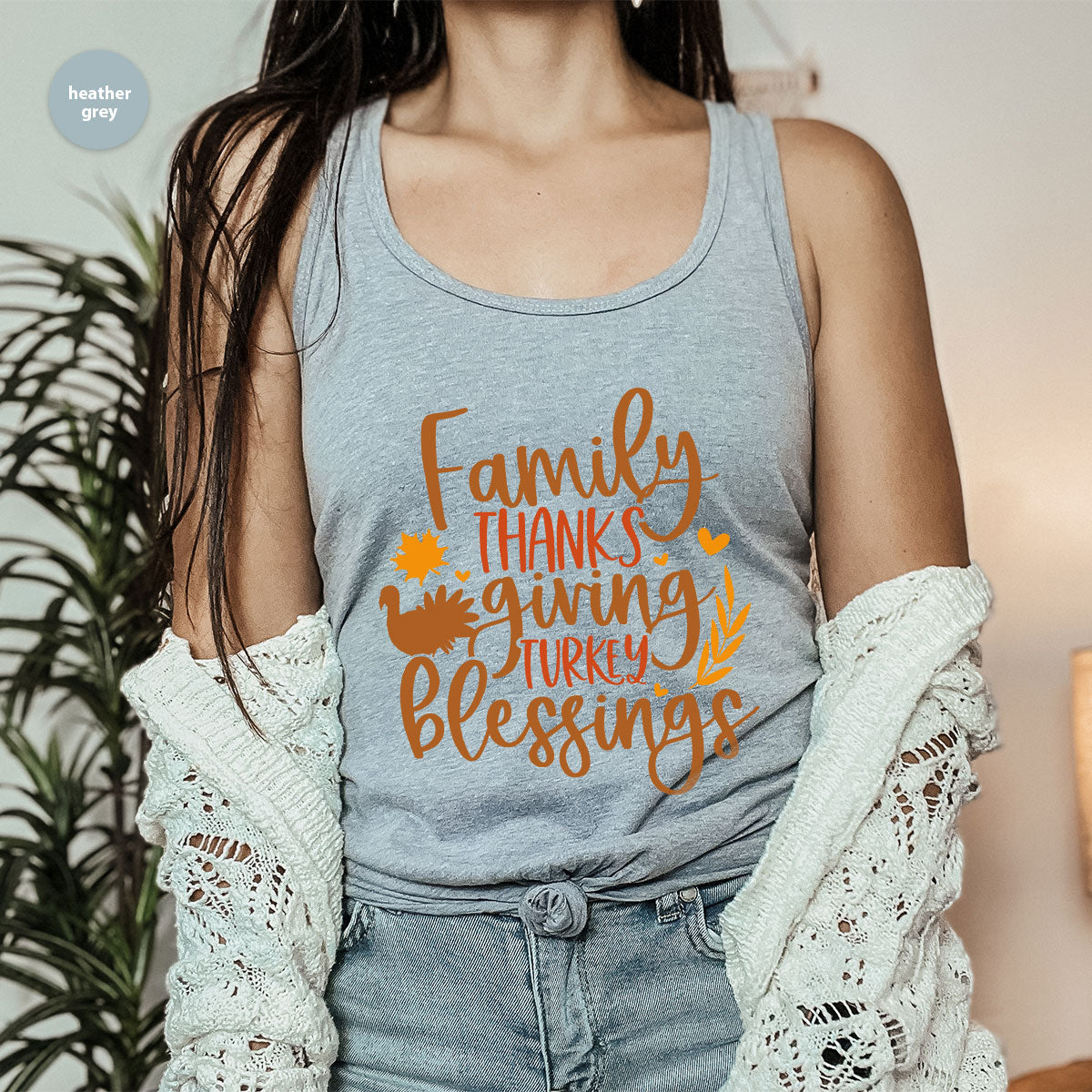 Family Thanksgiving Shirts, Gifts for Family, Autumn Crewneck Sweatshirt, Matching Family TShirts, Fall Vneck Tshirt, Turkey Graphic Tees