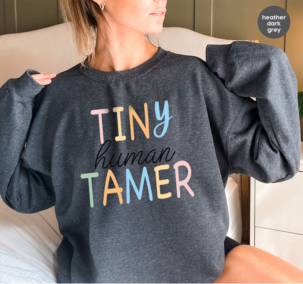 Teacher Shirt, Tiny Human Tamer, Kindergarten Teacher, Preschool Teacher, First Day of School, Back to School T-Shirt, Gift for Teacher