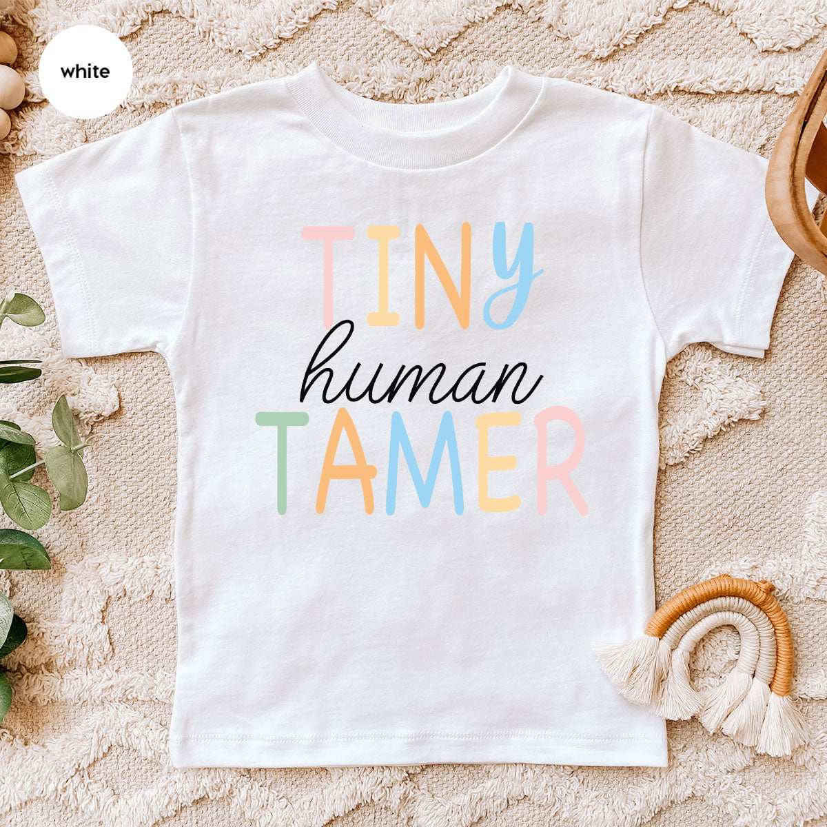 Teacher Shirt, Tiny Human Tamer, Kindergarten Teacher, Preschool Teacher, First Day of School, Back to School T-Shirt, Gift for Teacher