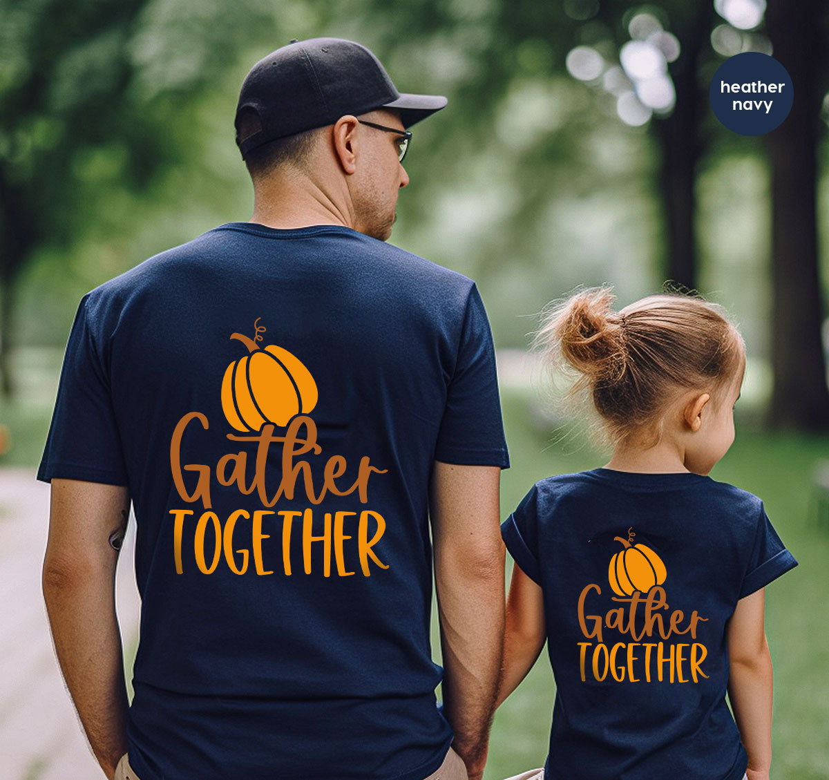 Fall Crewneck Sweatshirt, Thanksgiving Family Outfits, Pumpkin Graphic Tees, Autumn Clothing, Thankful Toddler Tshirt, Gather Together Shirt