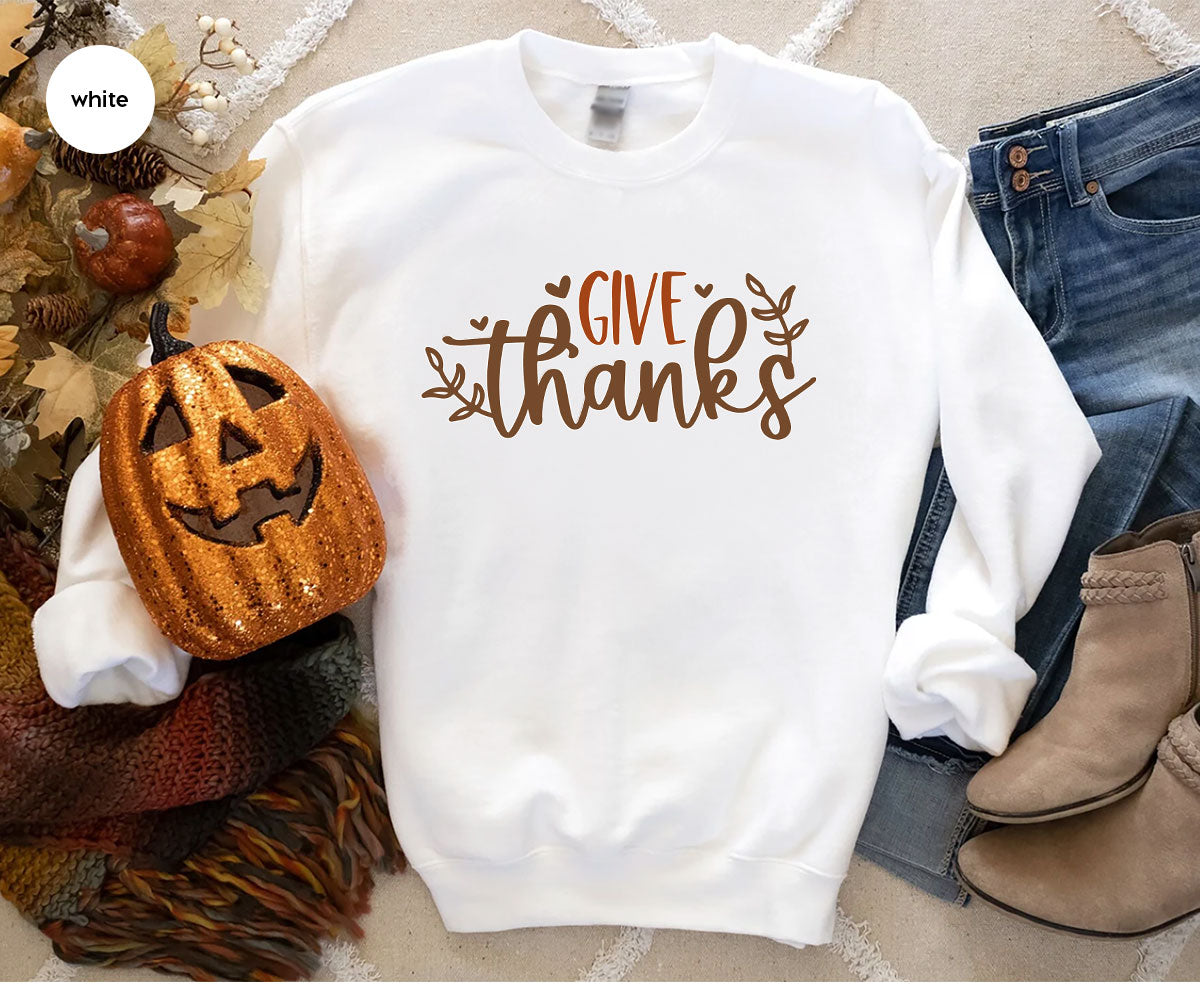 Thanksgiving Shirts, Thankful T-Shirt, Fall Vneck Tshirt, Matching Family Outfits, Thanksgiving Gifts, Kids Graphic Tees, Autumn Sweatshirt