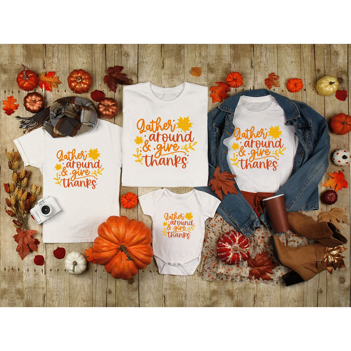 Thanksgiving Sweatshirts, Gifts for Family, Kids Fall Clothes, Leaves Graphic Tees, Autumn Toddler Outfits, Thankful Vneck TShirt