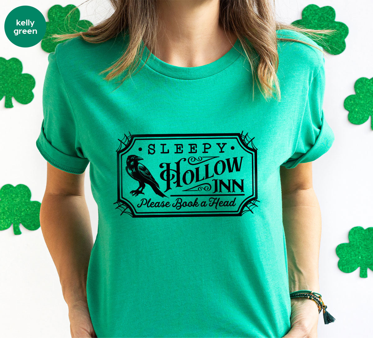 Halloween Crewneck Sweatshirt, Crow Graphic Tees, Gift for Him, Cool Movie T-Shirt, Gift for Her, Spooky Season Party VNeck Shirt