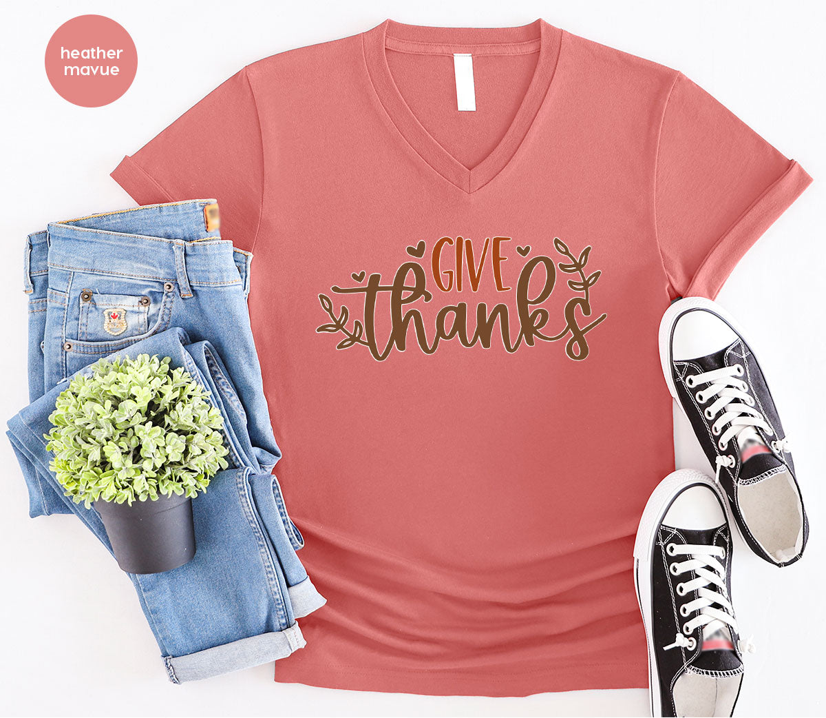 Thanksgiving Shirts, Thankful T-Shirt, Fall Vneck Tshirt, Matching Family Outfits, Thanksgiving Gifts, Kids Graphic Tees, Autumn Sweatshirt