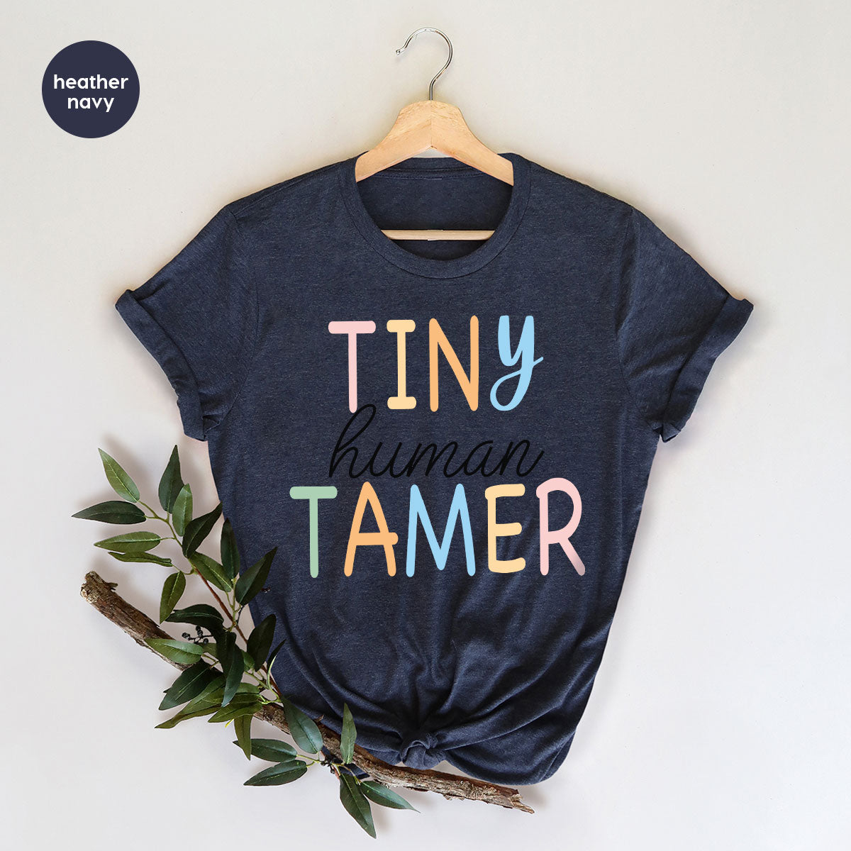 Teacher Shirt, Tiny Human Tamer, Kindergarten Teacher, Preschool Teacher, First Day of School, Back to School T-Shirt, Gift for Teacher