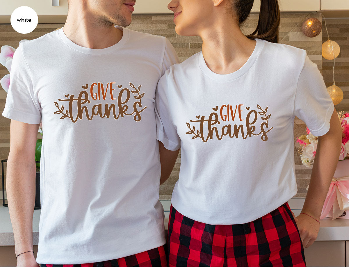 Thanksgiving Shirts, Thankful T-Shirt, Fall Vneck Tshirt, Matching Family Outfits, Thanksgiving Gifts, Kids Graphic Tees, Autumn Sweatshirt