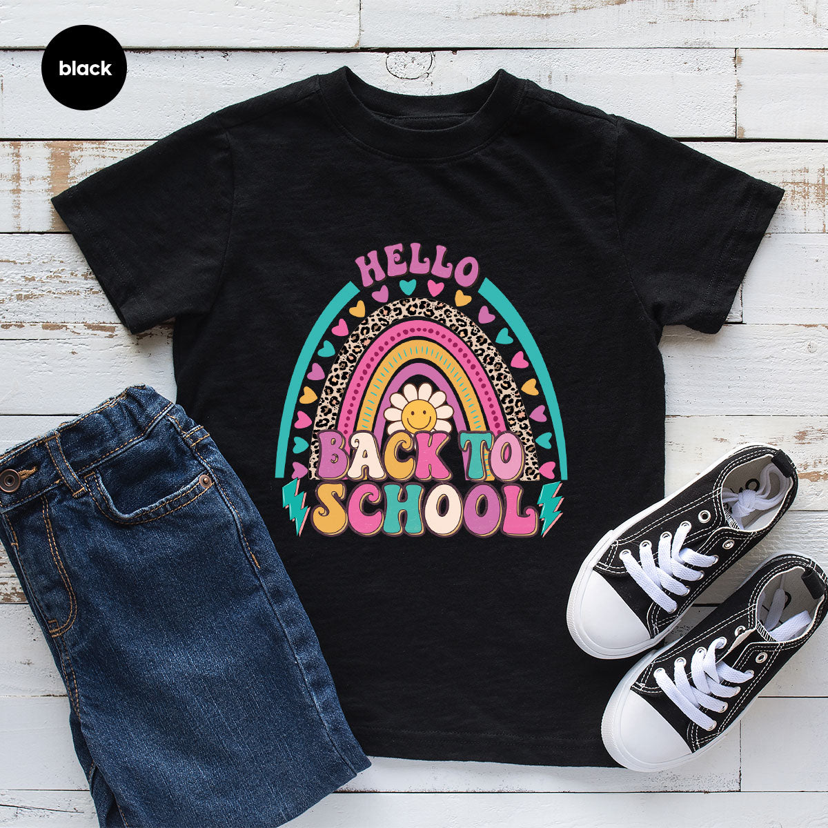 Inspirational Teacher Shirt, First Day Of School Clothing, Welcome Back To School Tshirt,n ainbow Graphic Tee