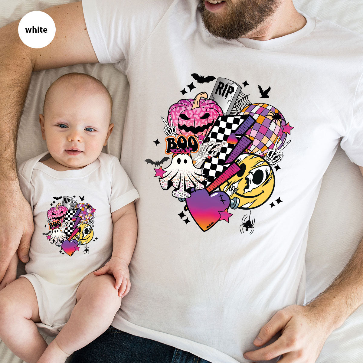 Retro Halloween Shirt, Spooky Pumpkin Shirt, Cool Checkered Outfit