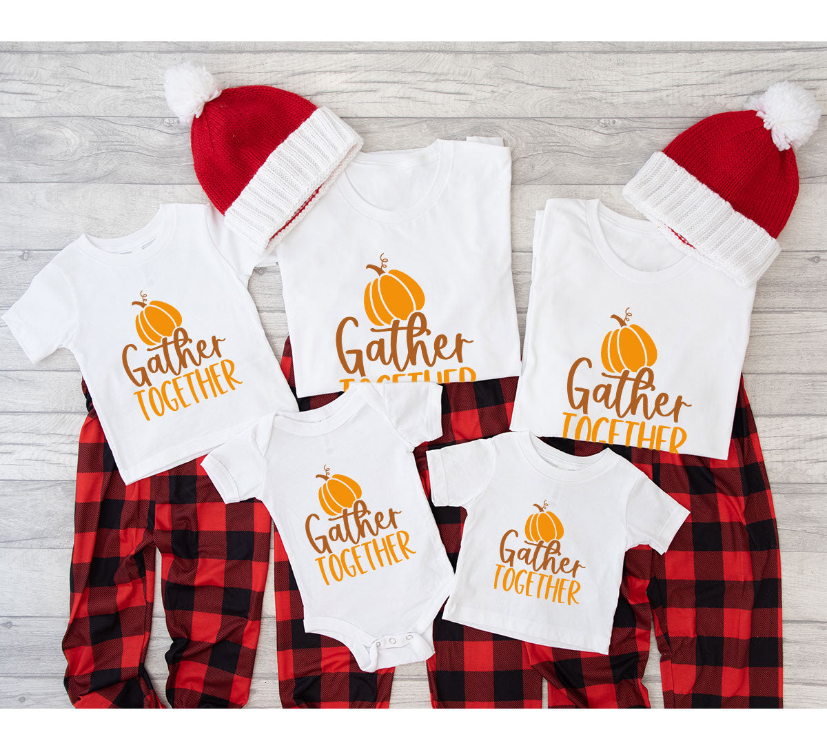 Fall Crewneck Sweatshirt, Thanksgiving Family Outfits, Pumpkin Graphic Tees, Autumn Clothing, Thankful Toddler Tshirt, Gather Together Shirt