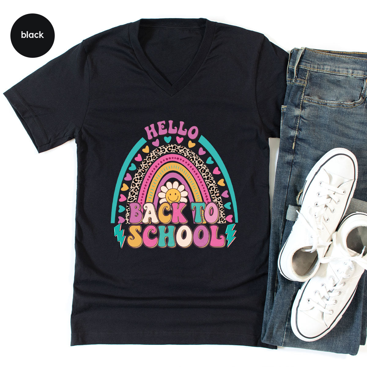 Inspirational Teacher Shirt, First Day Of School Clothing, Welcome Back To School Tshirt,n ainbow Graphic Tee