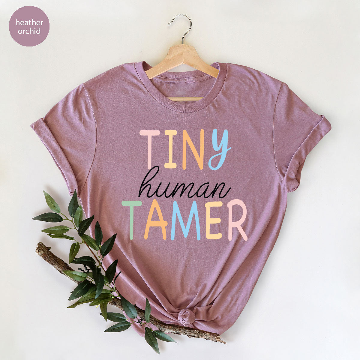 Teacher Shirt, Tiny Human Tamer, Kindergarten Teacher, Preschool Teacher, First Day of School, Back to School T-Shirt, Gift for Teacher