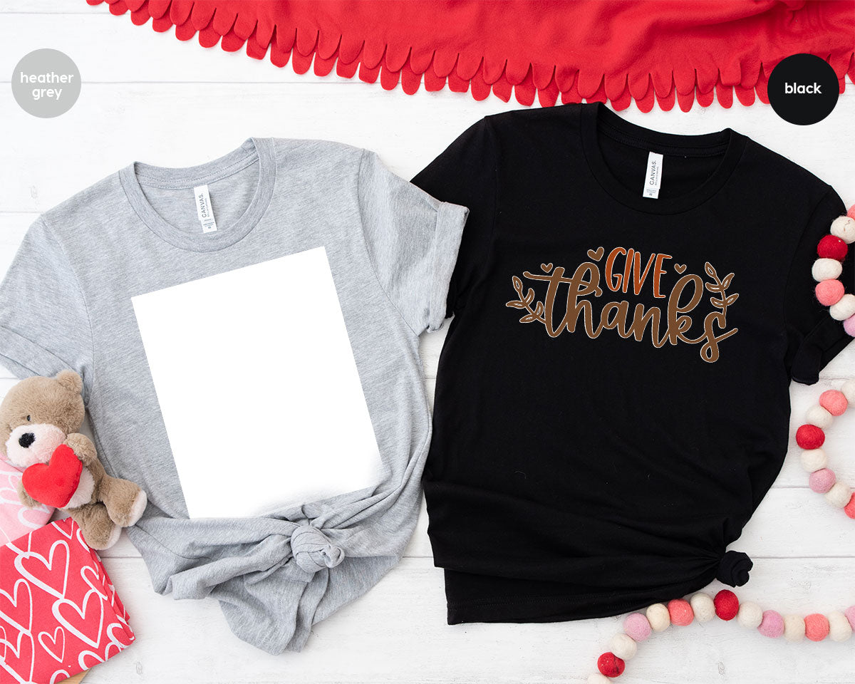 Thanksgiving Shirts, Thankful T-Shirt, Fall Vneck Tshirt, Matching Family Outfits, Thanksgiving Gifts, Kids Graphic Tees, Autumn Sweatshirt