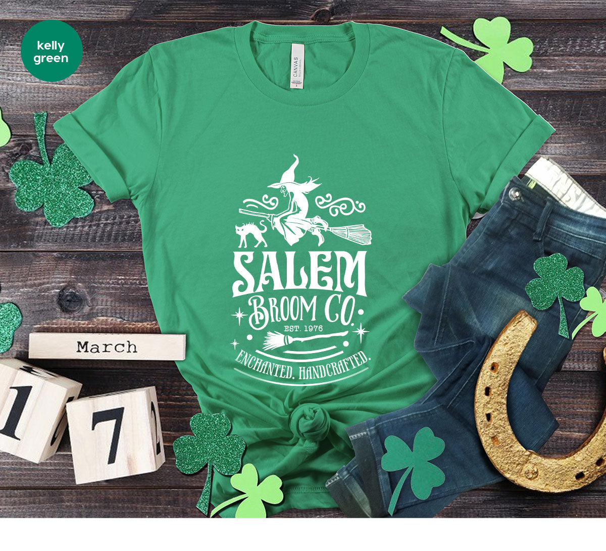 Halloween T-Shirt, Halloween Gifts, Salem Graphic Tees, Witchy Gifts, Witch Crewneck Sweatshirt, Womens Vneck T Shirt, Broom Shirt