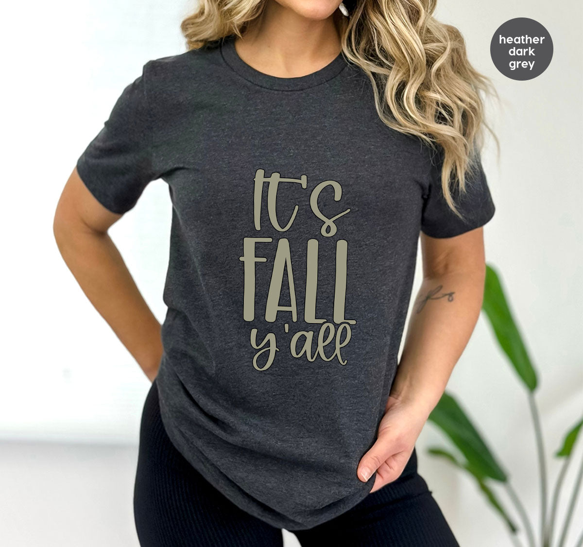 Fall Crewneck Sweatshirt, Its Fall Yall T-Shirt, Fall Gifts, Gifts for Her, Autumn Clothing, Thanksgiving Graphic Tees, Toddler T Shirt