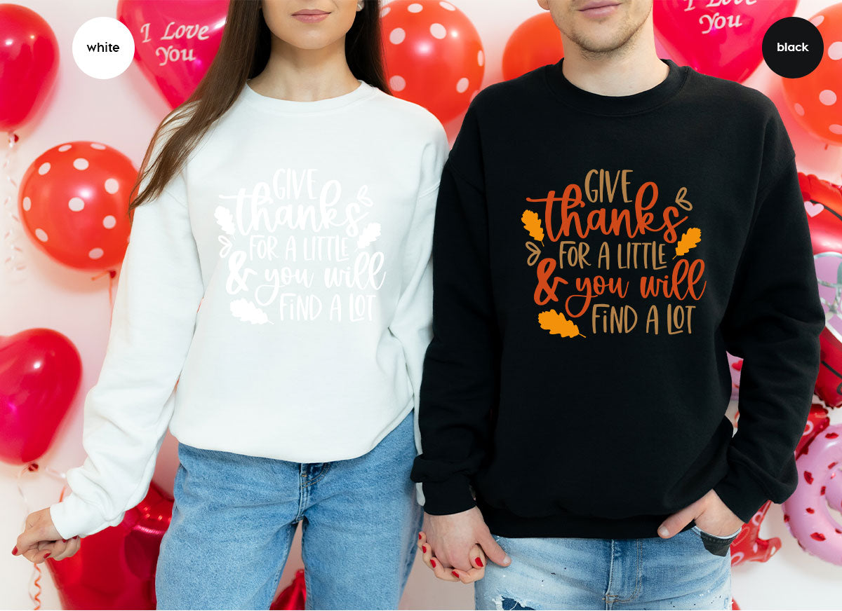 Thanksgiving T-Shirt, Cute Autumn Outfit, Thankful Vneck Tshirt, Fall Crewneck Sweatshirt, Fall Womens Clothing, Blessed Graphic Tees