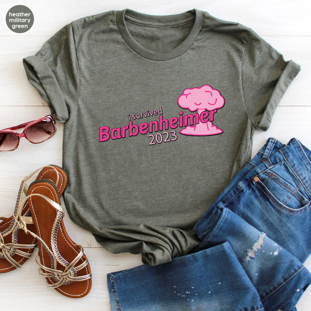 Barbenheimer Shirt, Barbie Movie T-Shirt, Barbie Fan Shirt, Oppenheimer Movie Shirt