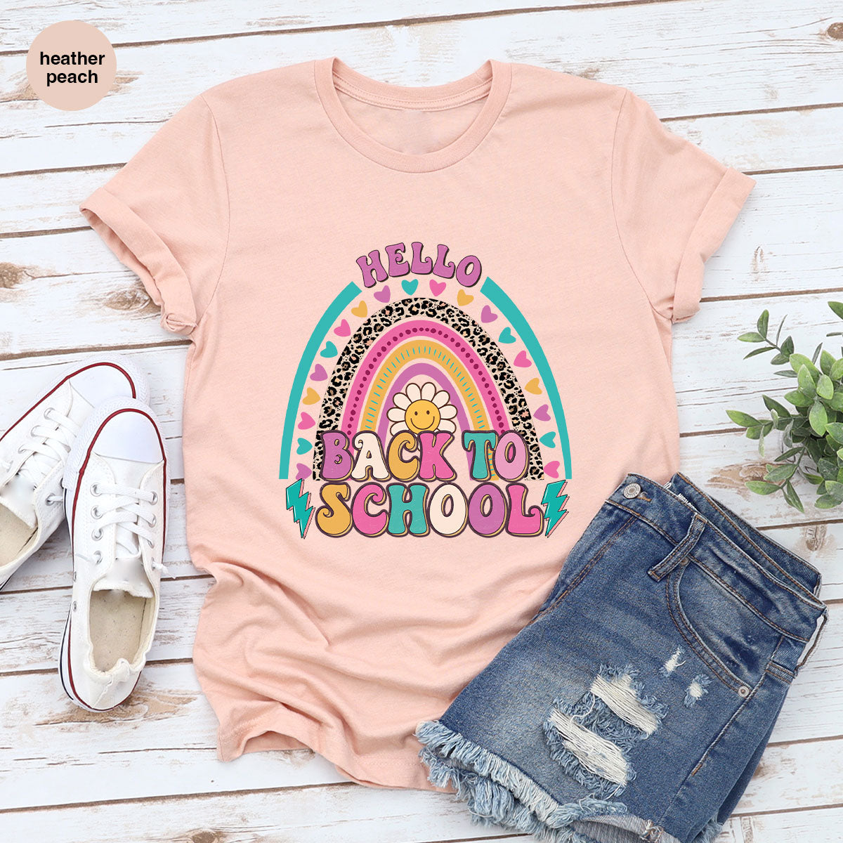 Inspirational Teacher Shirt, First Day Of School Clothing, Welcome Back To School Tshirt,n ainbow Graphic Tee