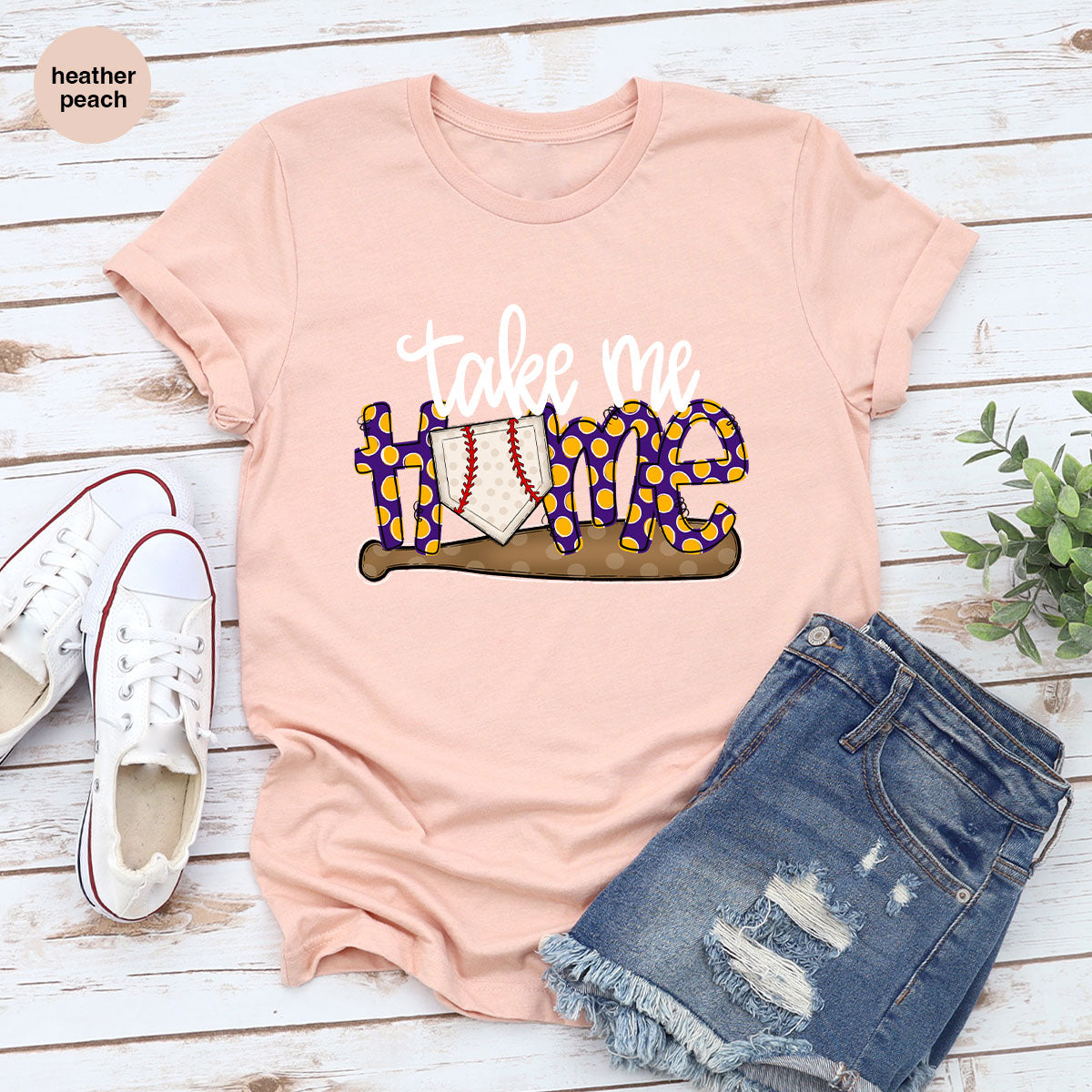 Baseball T-Shirt, Baseball Gifts for Her, Baseball Mom Outfit, Baseball Sister Shirt, Sports Mom Graphic Tees, Baseball Player Gift