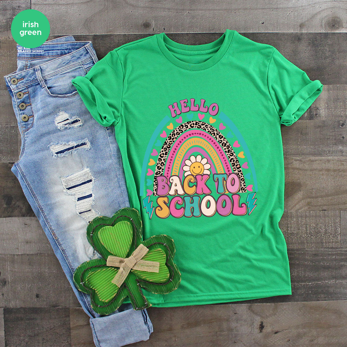 Inspirational Teacher Shirt, First Day Of School Clothing, Welcome Back To School Tshirt,n ainbow Graphic Tee