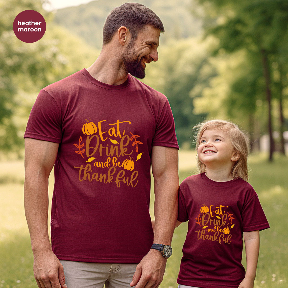 Cute Pumpkin T-Shirt, Fall Graphic Tees, Thankful Gifts, Thanksgiving Outfits, Autumn Crewneck Sweatshirt, Fall Leaves Vneck Shirt