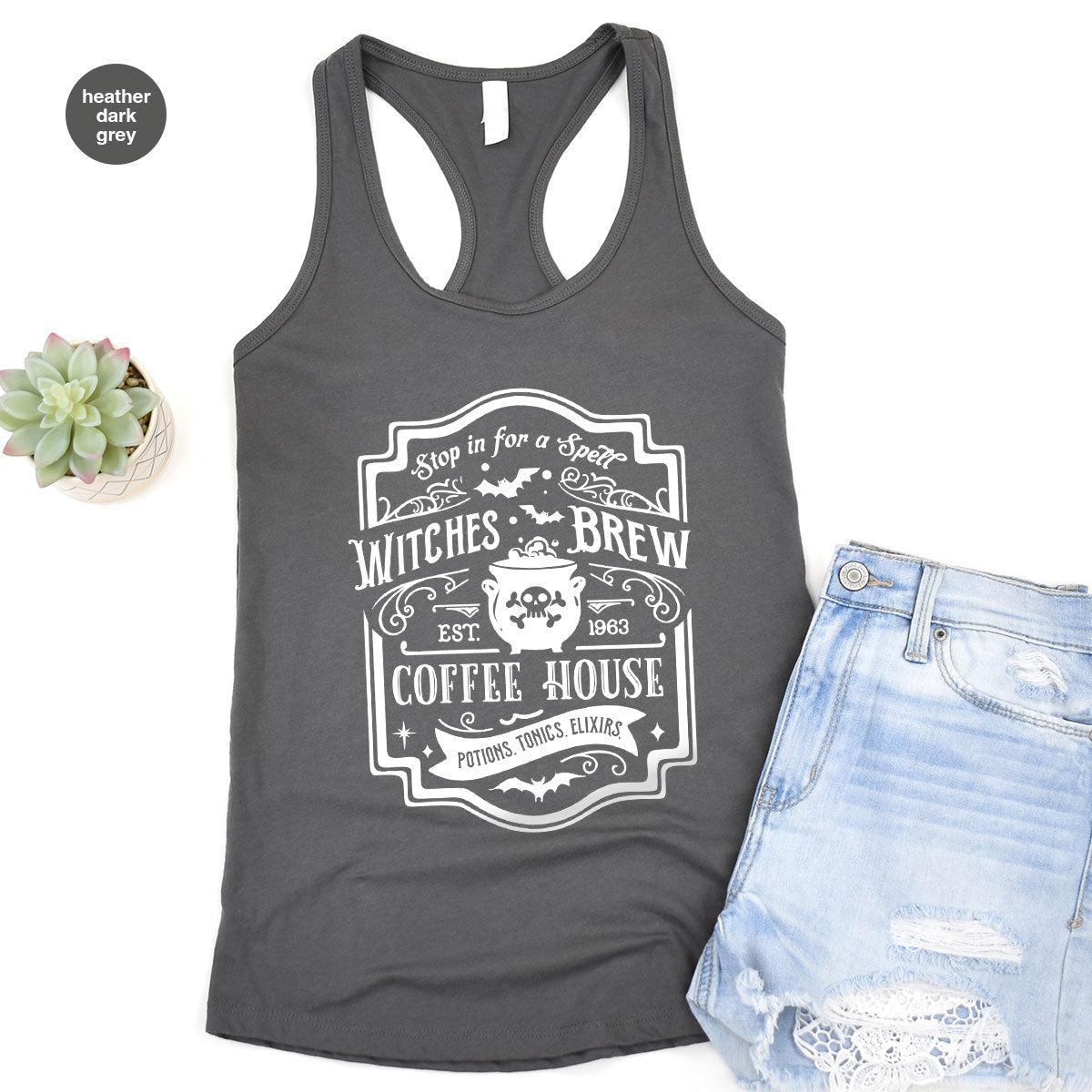 Halloween Shirt, Witchy Gifts, Spooky Season Tshirt, Spell Vneck T Shirt, Shirts for Women, Gifts for Her, Witch's Brew Graphic Tees
