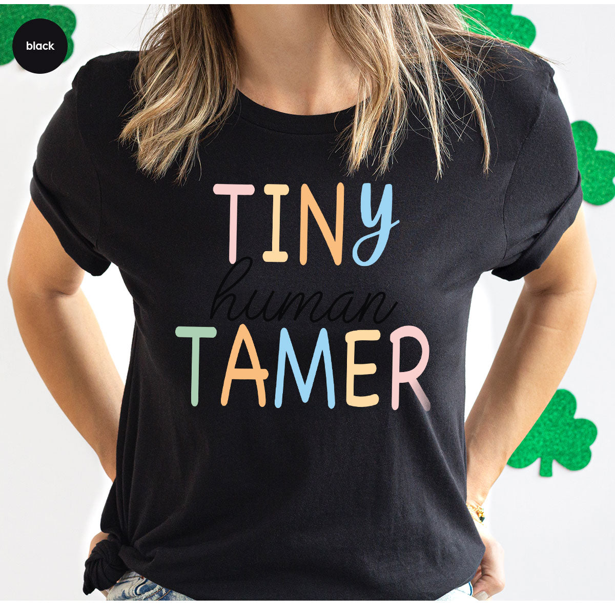 Teacher Shirt, Tiny Human Tamer, Kindergarten Teacher, Preschool Teacher, First Day of School, Back to School T-Shirt, Gift for Teacher