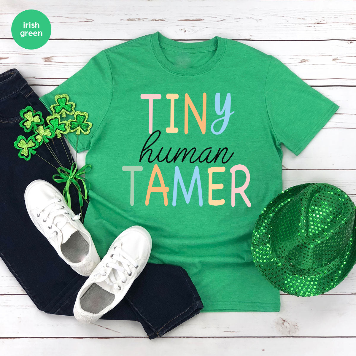 Teacher Shirt, Tiny Human Tamer, Kindergarten Teacher, Preschool Teacher, First Day of School, Back to School T-Shirt, Gift for Teacher