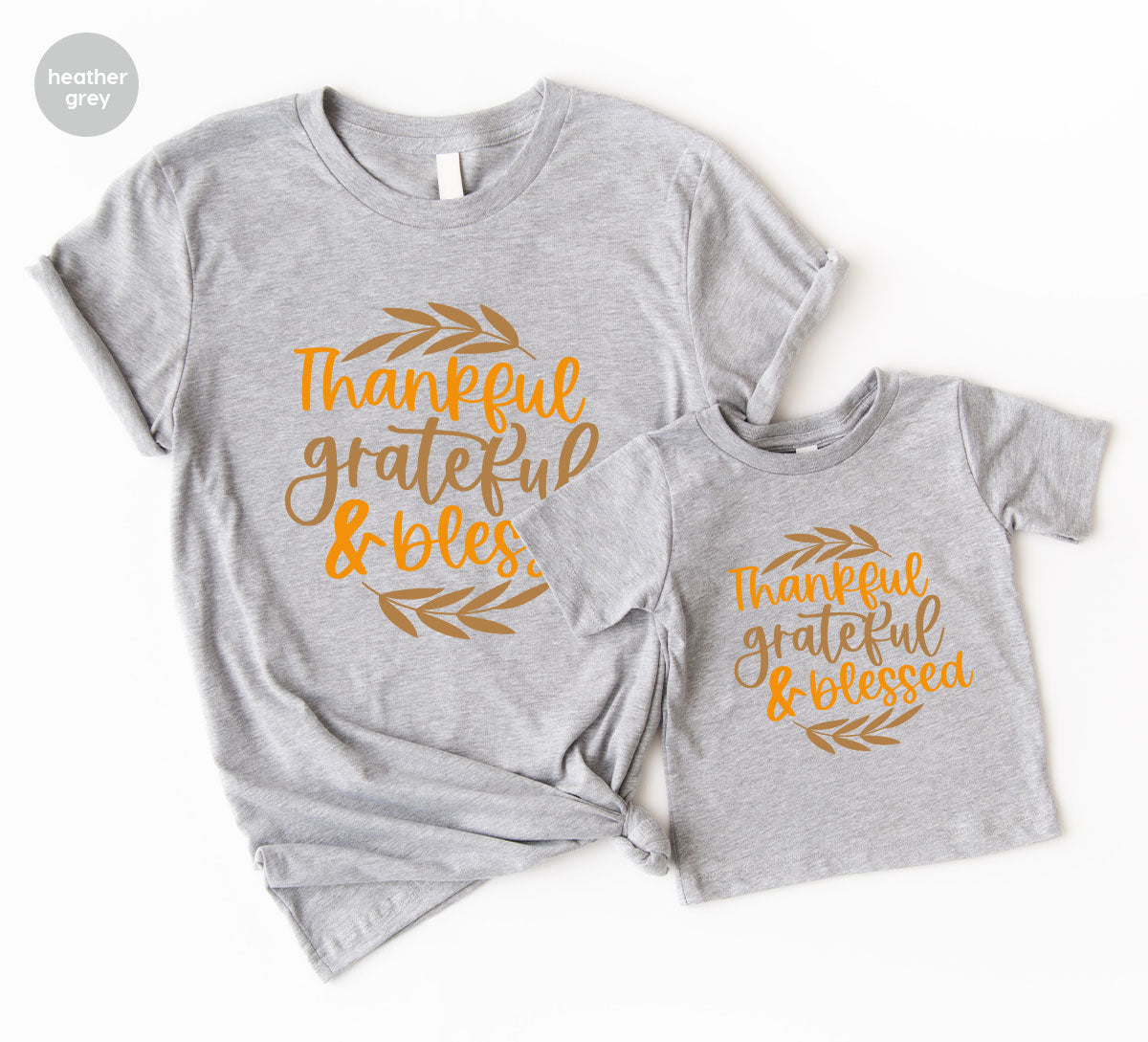 Fall Tshirt, Autumn Clothing, Gift for Her, Happy Thanksgiving Outfit, Leaves Graphic Tees, Thankful Grateful Blessed T-Shirt