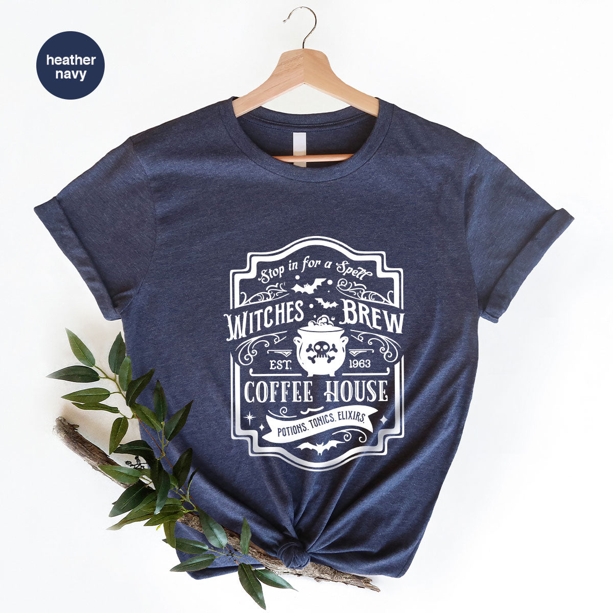 Halloween Shirt, Witchy Gifts, Spooky Season Tshirt, Spell Vneck T Shirt, Shirts for Women, Gifts for Her, Witch's Brew Graphic Tees