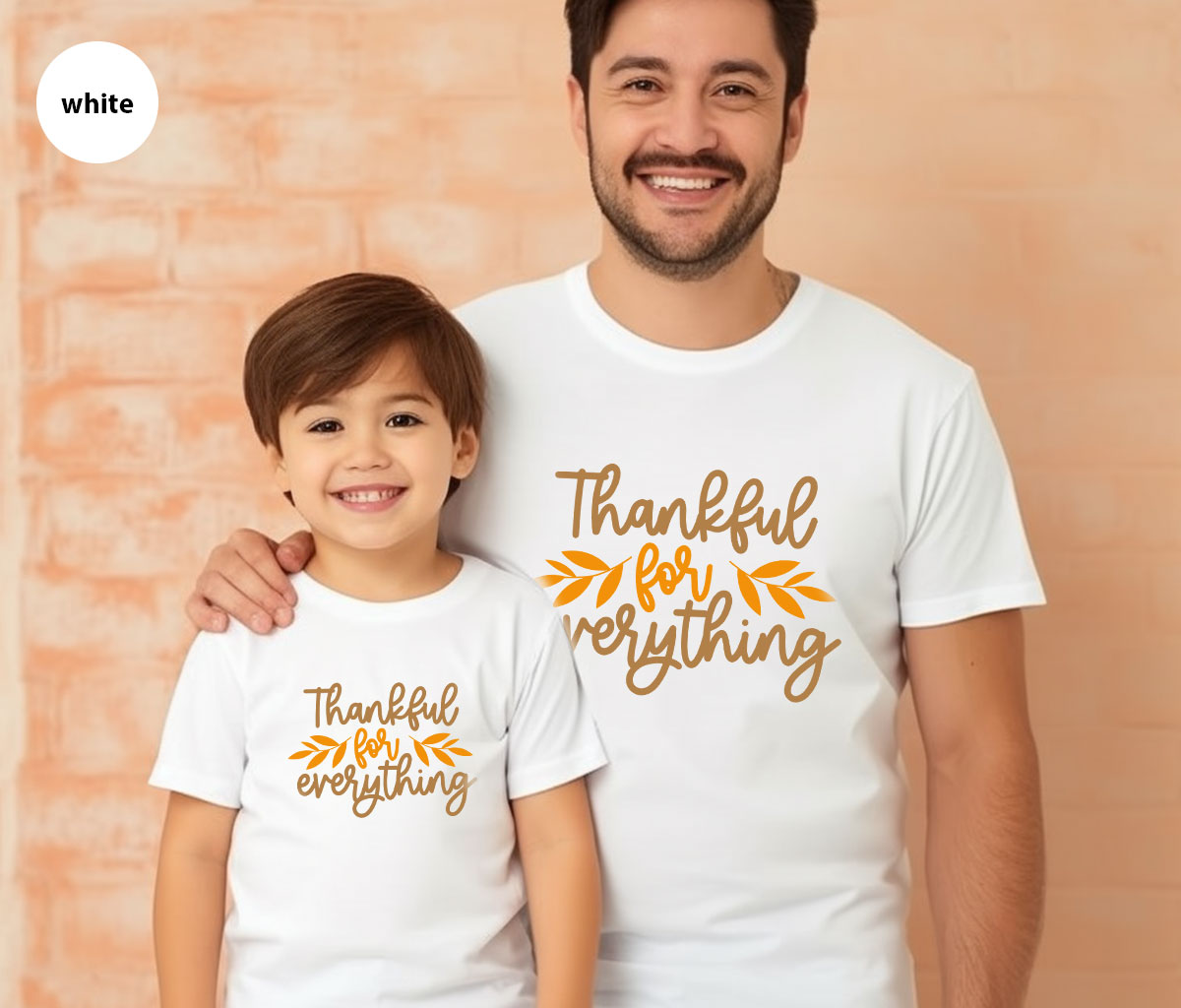 Thanksgiving T Shirts, Gifts for Her, Fall Leaves Graphic Tees, Autumn Clothing, Thankful for Everything T-Shirt, Womens Vneck TShirt