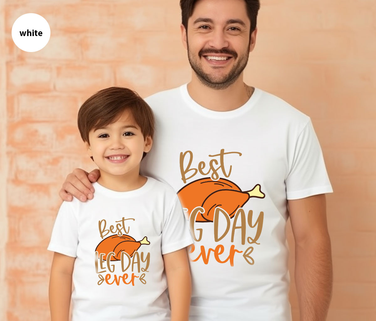 Funny Thanksgiving Shirts, Turkey Graphic Tees, Fall Crewneck Sweatshirt, Autumn Outfit, Matching Family TShirts, Best Leg Day Ever T-Shirt