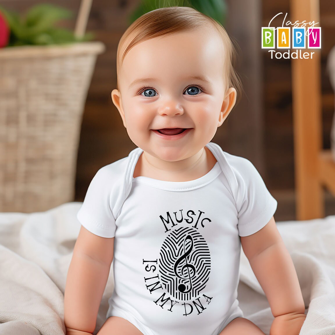 Music In My DNA Baby Onesie®, Cute Musician Bodysuit, Music Lover Onesies®, Baby Bodysuit, Newborn Baby Shower Gift